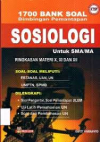 Image of 1700 Bank Soal bimbingan pemantapan Sosiologi untuk SMA/MA