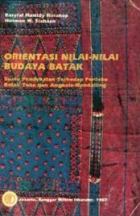 Image of Orientasi Nilai-nilai budaya batak